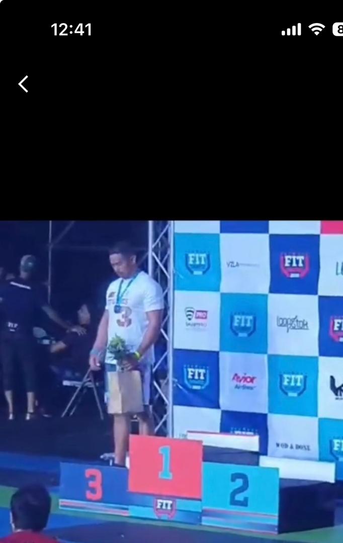 Ernesto 3er lugar Fitgames 2019