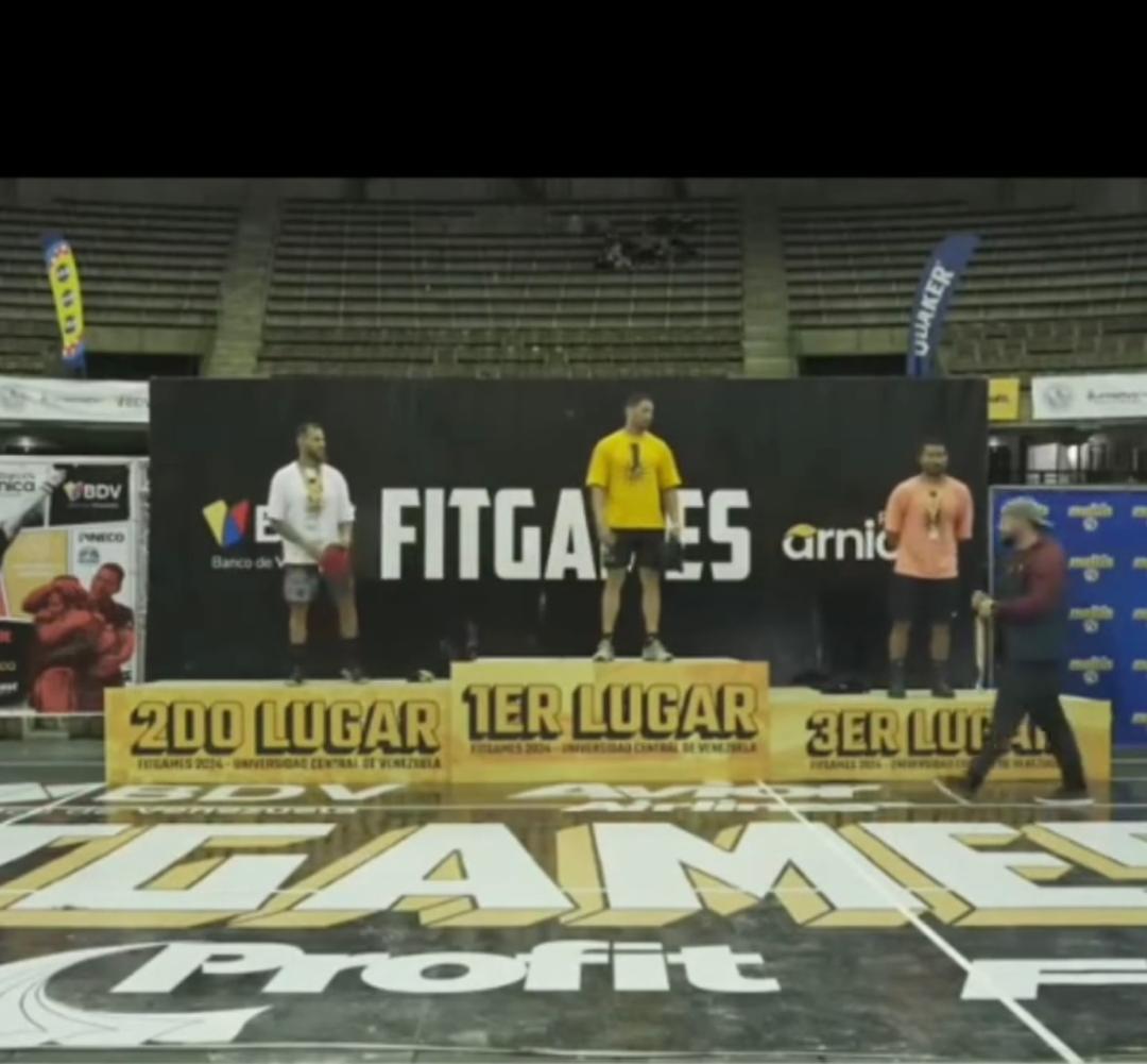 Ernesto 1er lugar Fitgames 2024